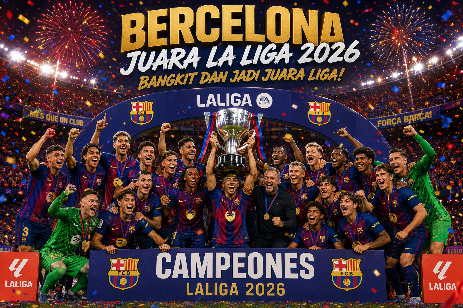 Barcelona Juara Liga Spanyol 2026, Raih Gelar La Liga ke-29