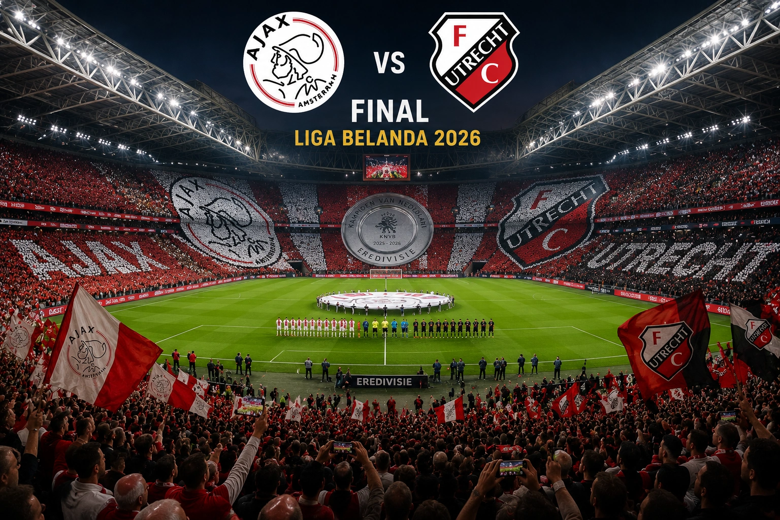 Prediksi Ajak VS Ultrecht Final Liga Belanda 2026