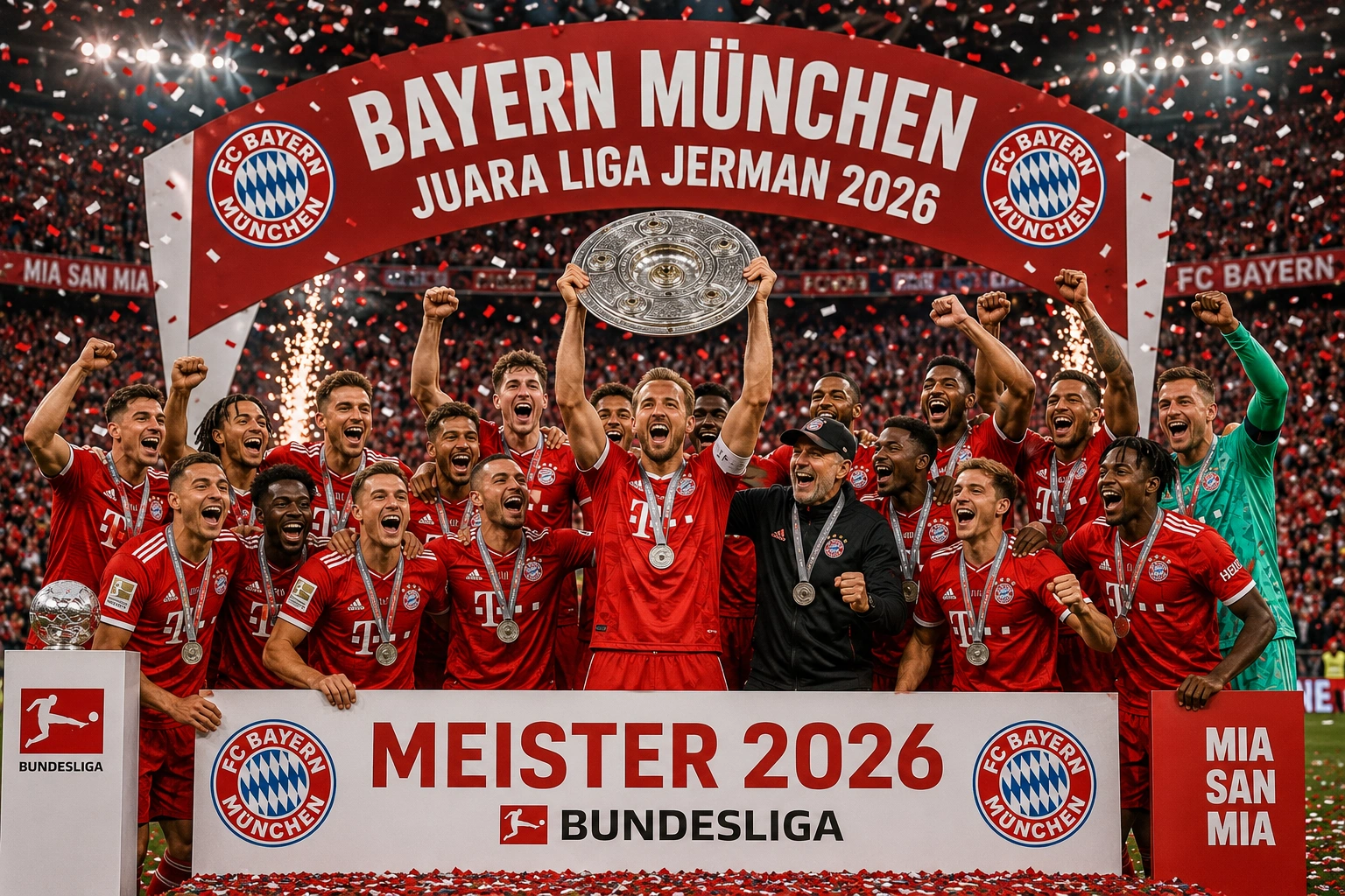 Bayern Munchen Juara Liga Jerman 2026, FC Bayern München Kunci Gelar Bundesliga ke-35