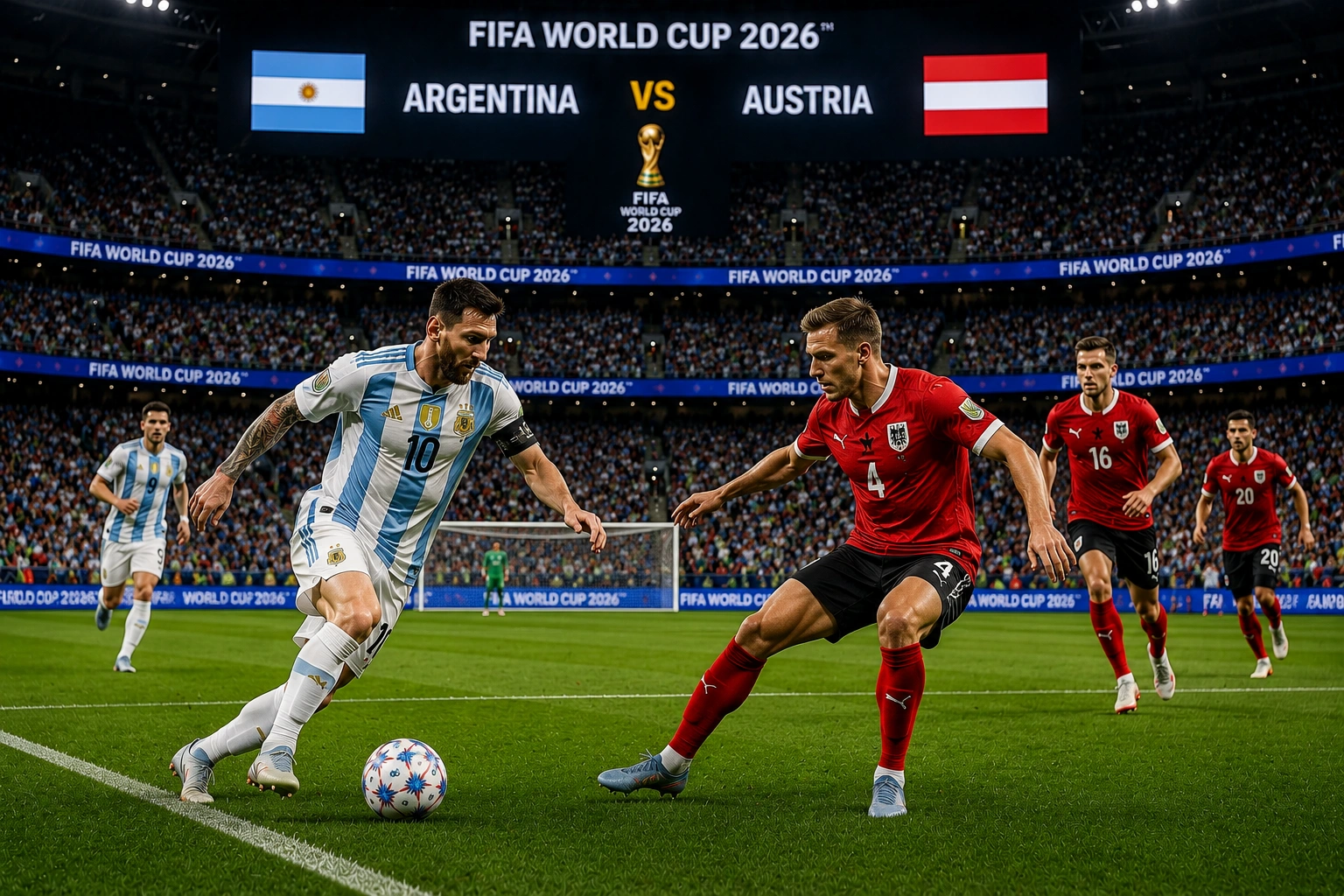Head to Head Argentina vs Austria 2026