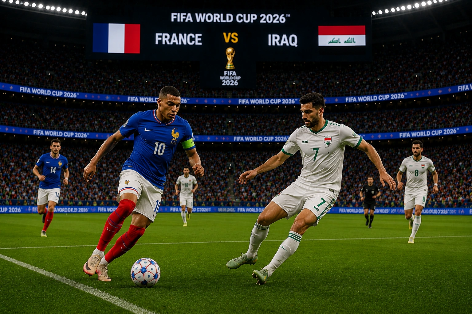 Head to Head Prancis vs Irak 2026 + Prediksi Skor dan Statistiknya