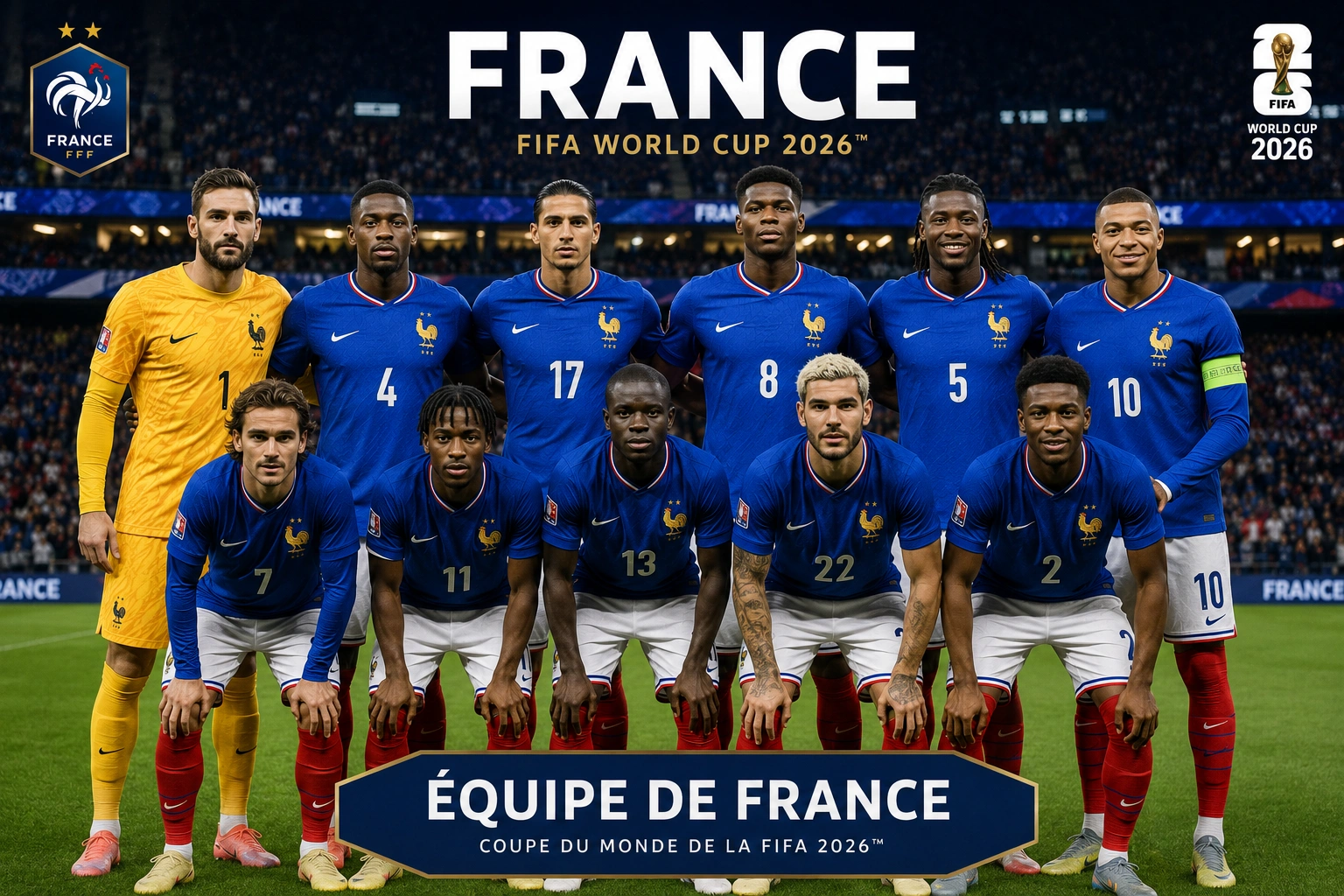 Jadwal Prancis di Piala Dunia 2026