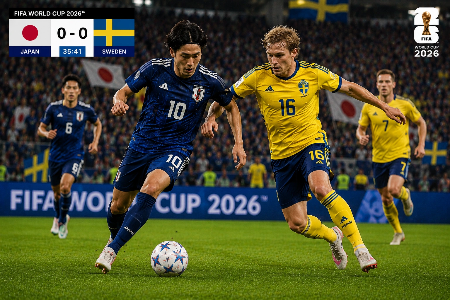 Jadwal dan Prediksi Skor Jepang vs Swedia 2026 Besok 26 Juni