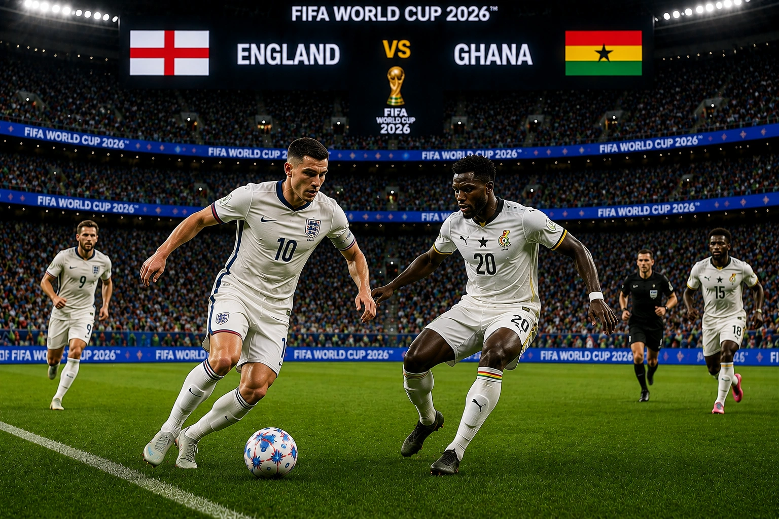 Prediksi Inggris vs Ghana 2026