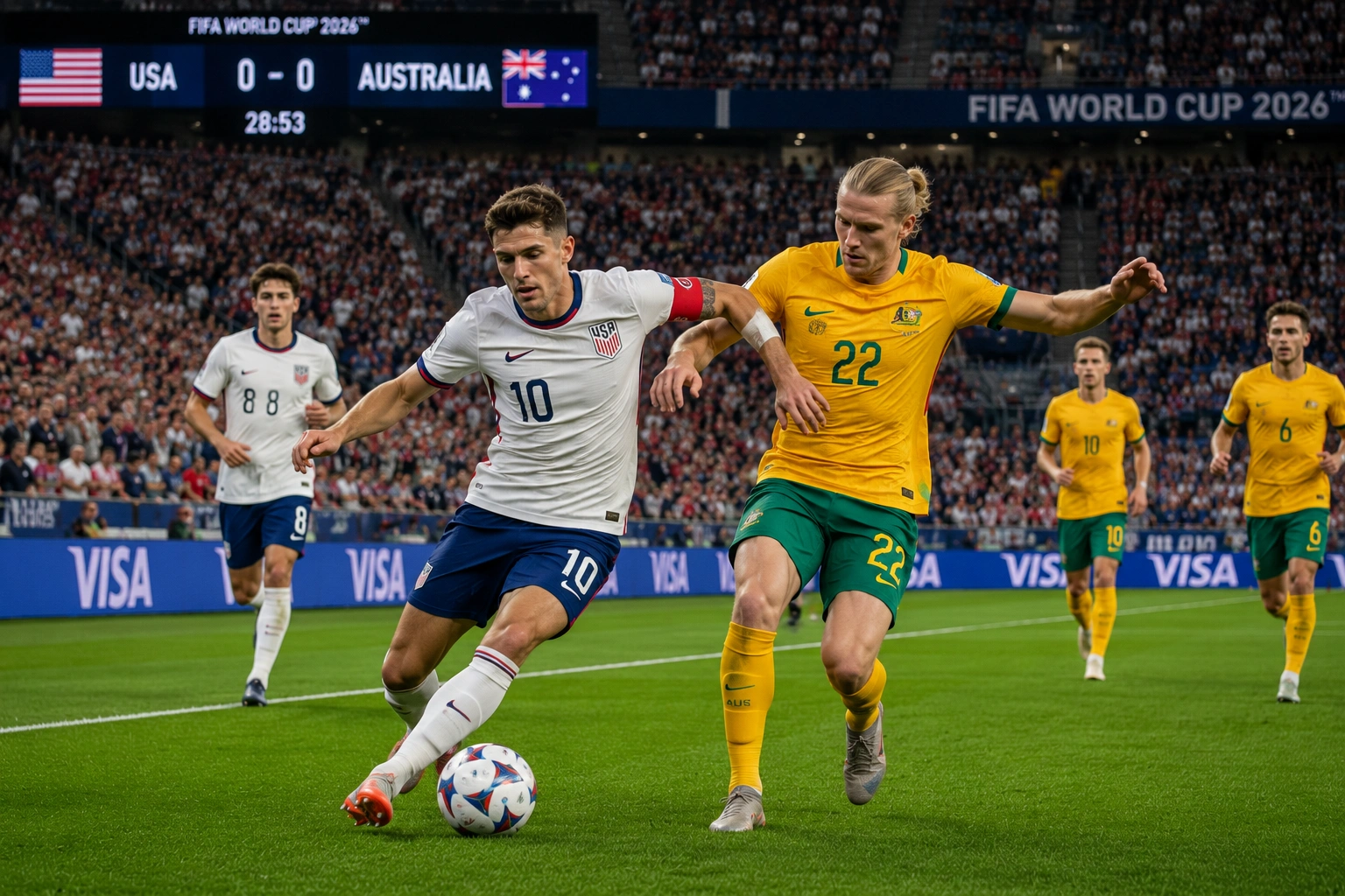 Prediksi skor Amerika serikat VS australia