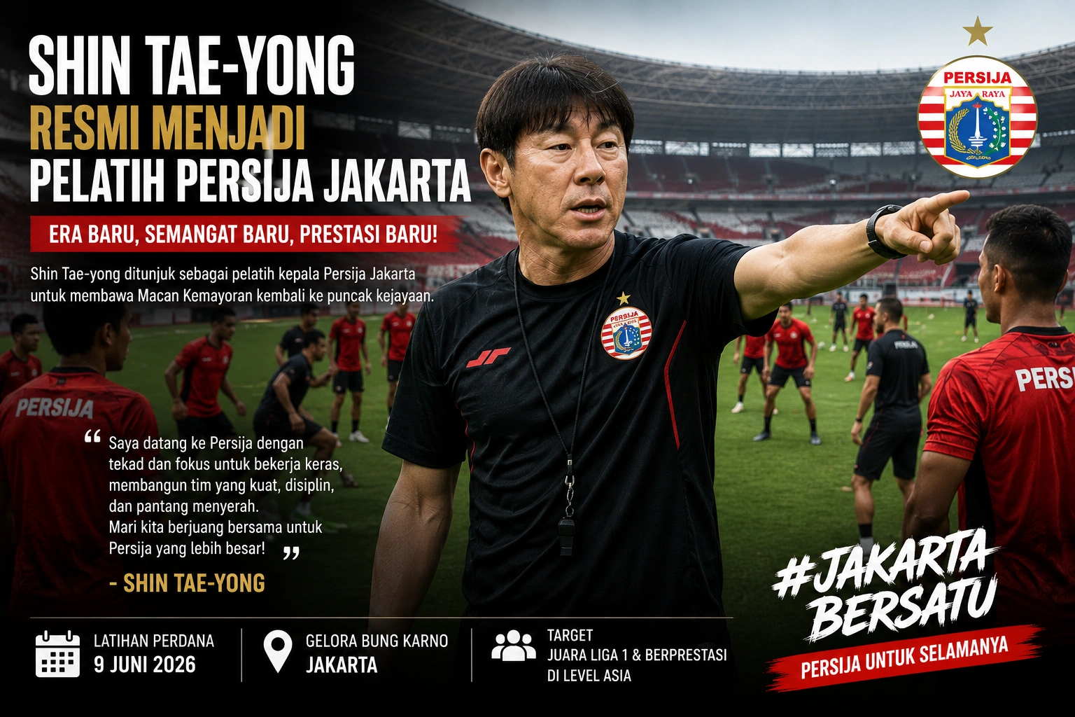 Shin Tae-yong ke Persija