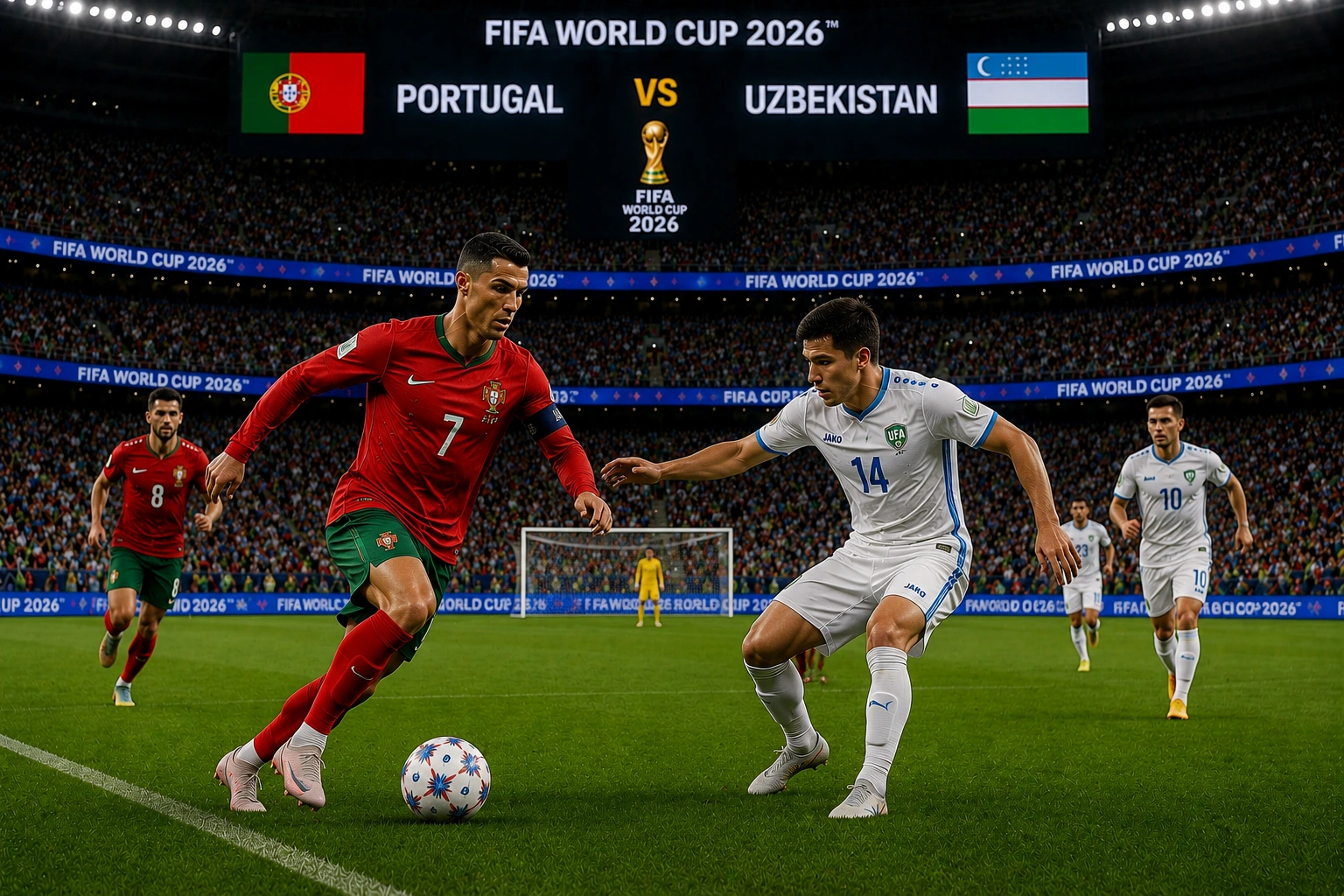 head to head portugal VS uzbekistan