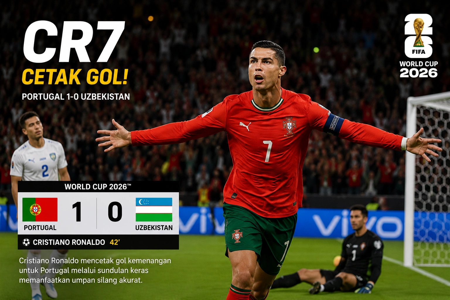 Rekor Dunia Cristiano Ronaldo Terbaru 2026, CR7 Kembali Cetak Sejarah