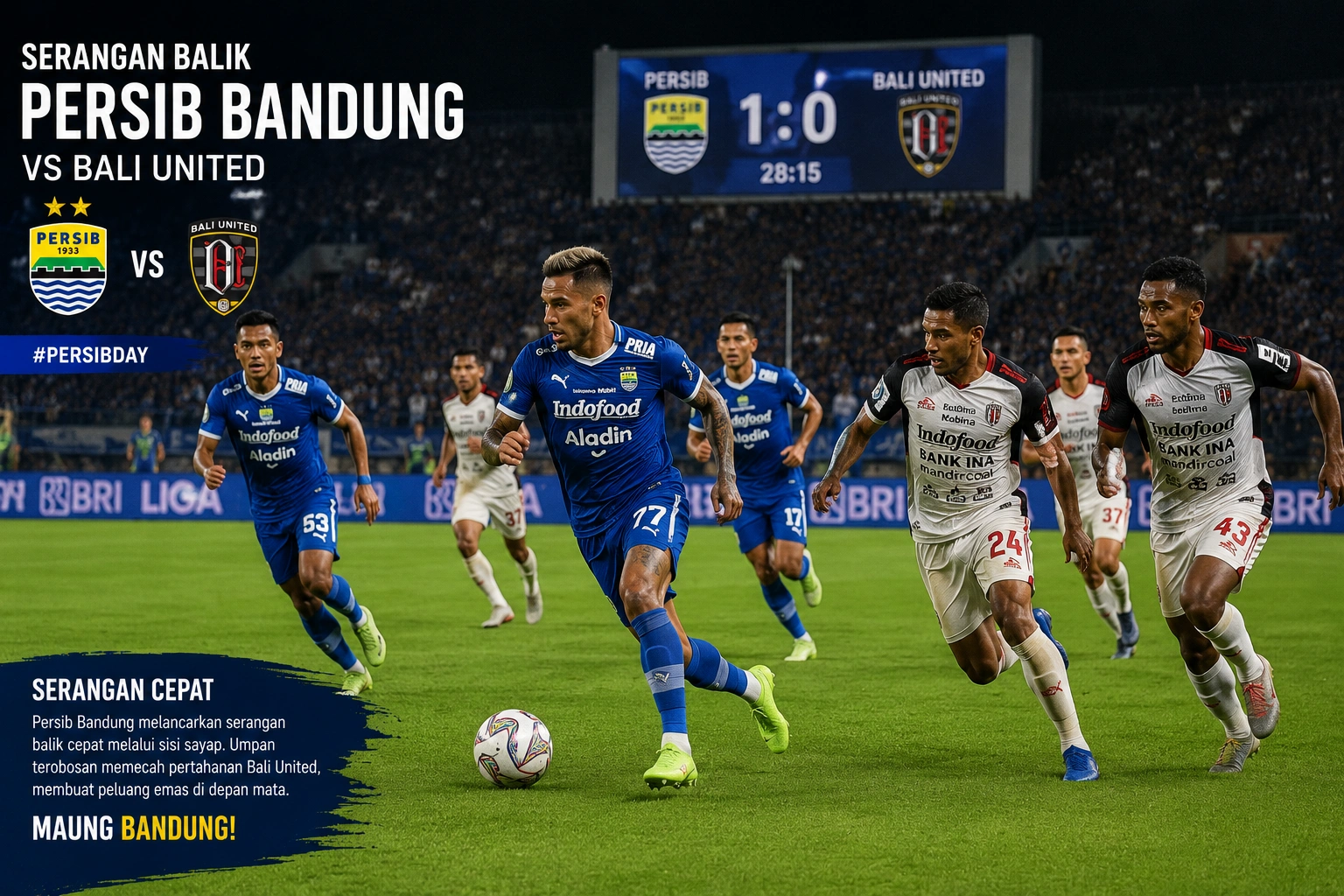 Jadwal Persib Bandung 2026/2027: Liga 1, AFC, Piala Presiden, dan Hasil Terbaru