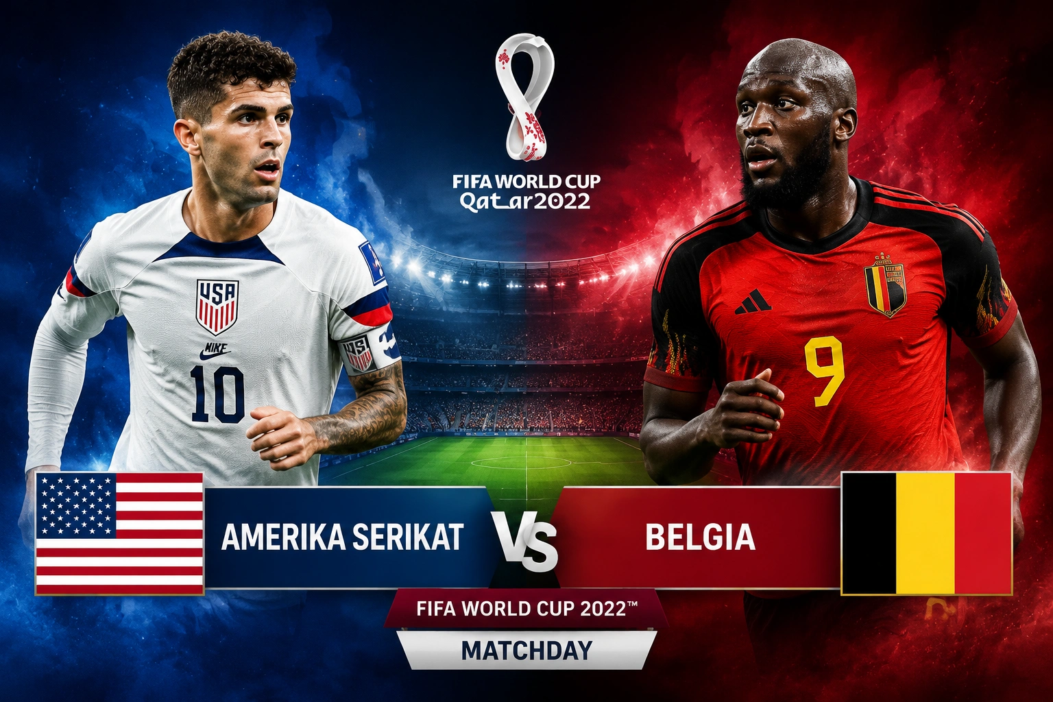 Prediksi Amerika Serikat VS Belgia