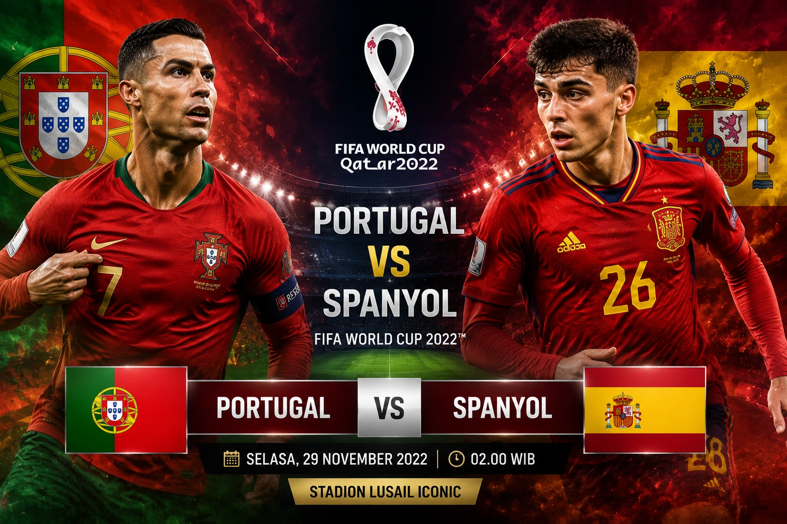 Prediksi Portugal VS Spanyol