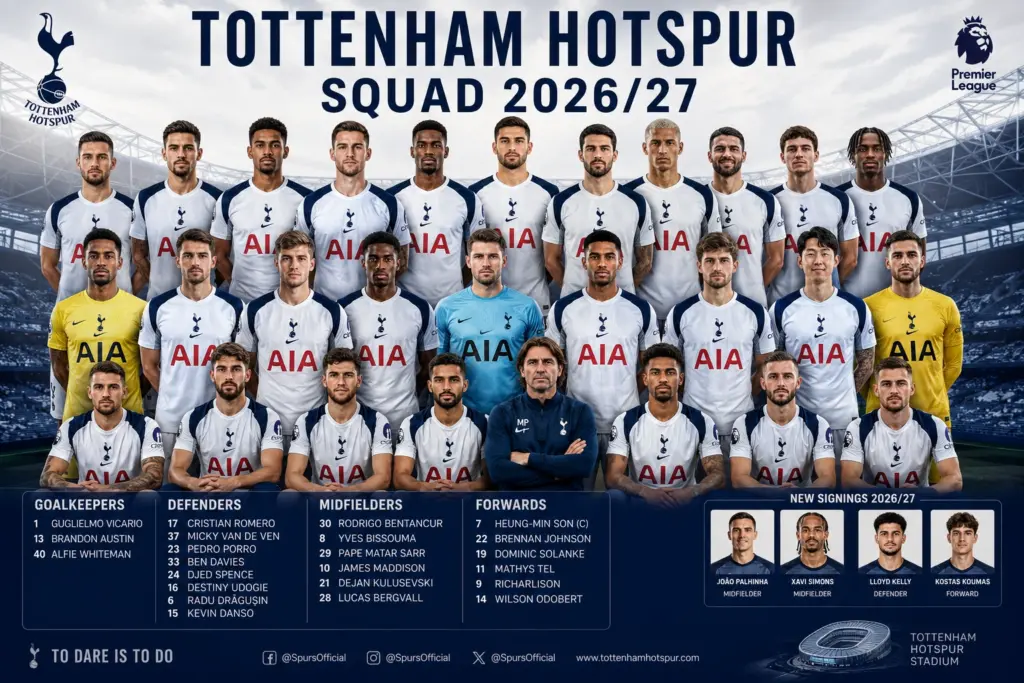 Skuad Tottenham Hotspur